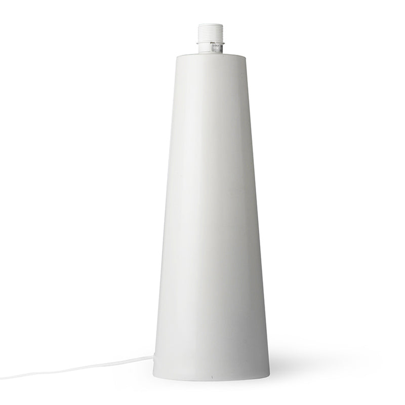 HKliving - Cone Tischleuchtenfuß | L / hellgrau matt