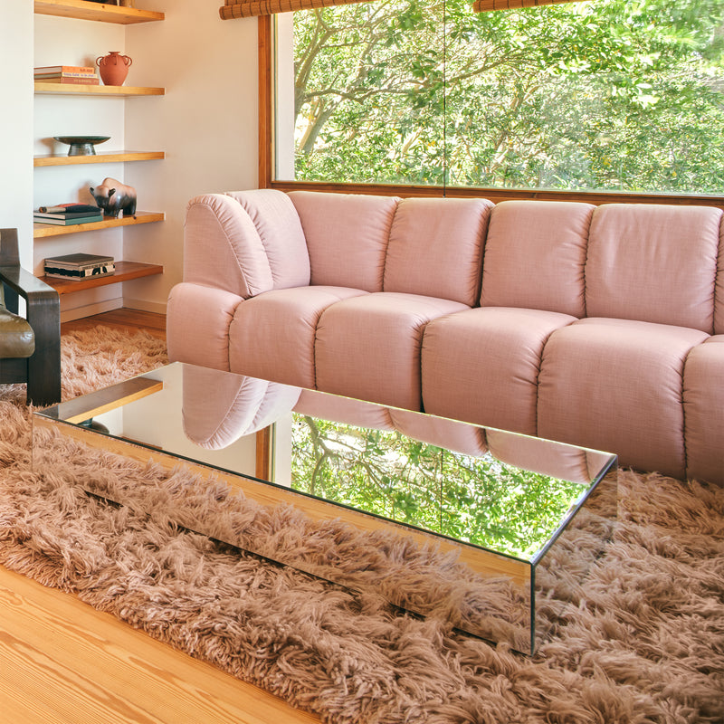 HKliving - Mirror Couchtisch | 80 x 120 cm / block