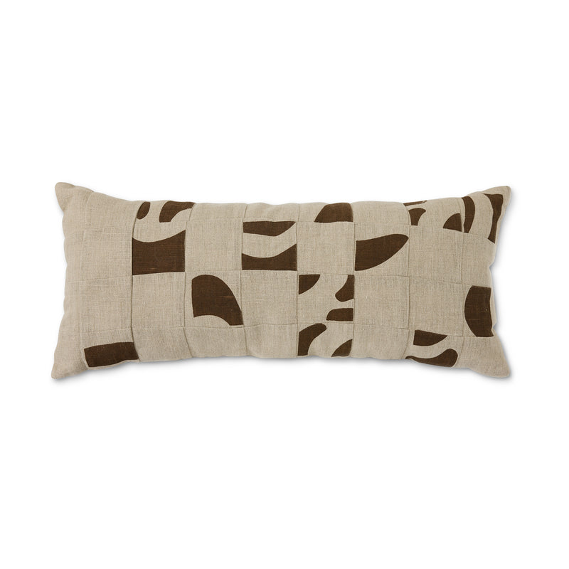 HKliving - Natural Patched Kissen |