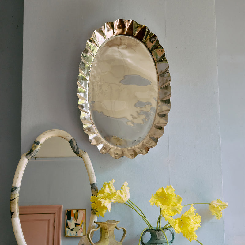 HKliving - New Classics Tablett | large / chrome