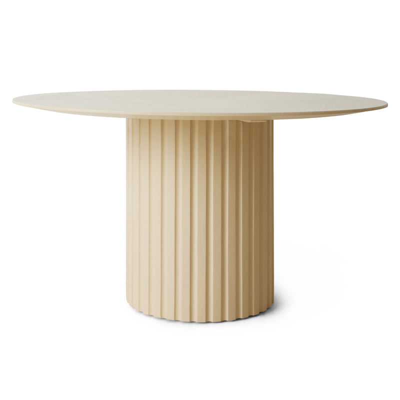 HKliving - Pillar Esstisch rund | cream