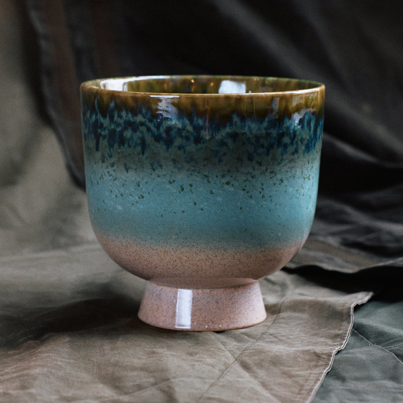 HKliving - Retro Blumentopf | Ø 20,5 cm / lagoon