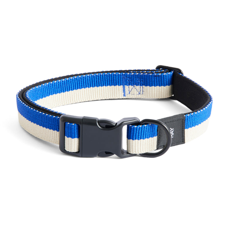 HAY - Dogs Hundehalsband | M/L / blau / off-white