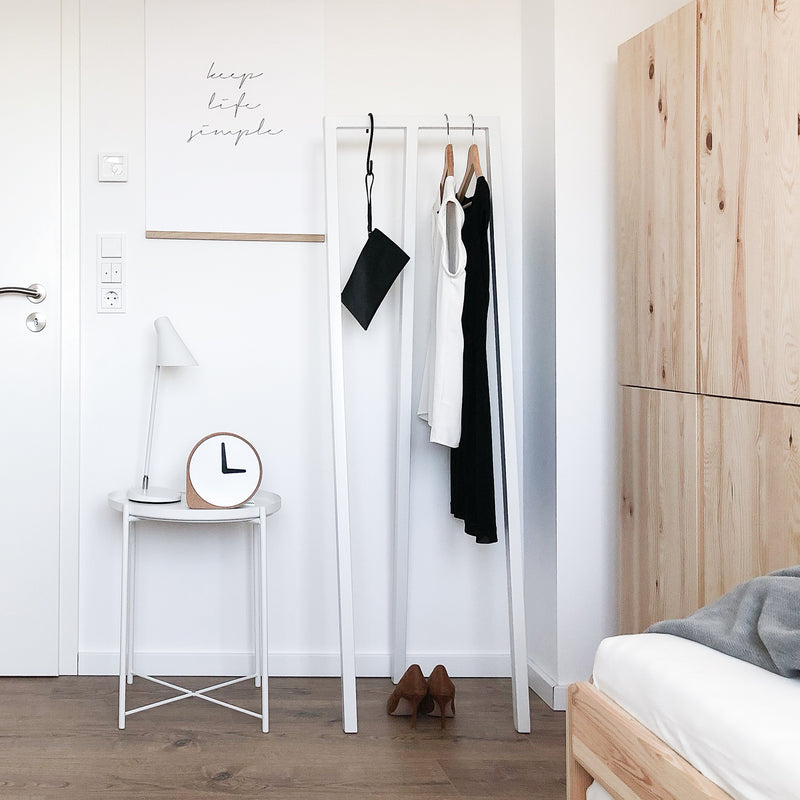 HAY - Loop Stand Garderobe | klein / weiß