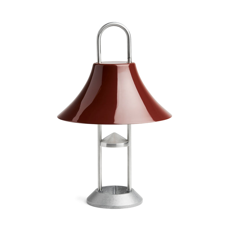 HAY - Mousqueton Portable LED Leuchte | iron red
