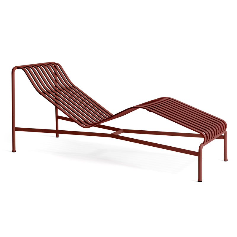 HAY - Palissade Chaise Longue Liegestuhl | eisenrot