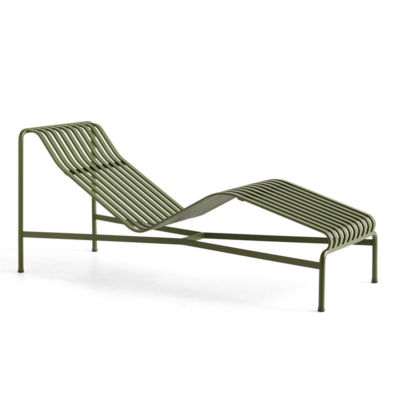 HAY - Palissade Chaise Longue Liegestuhl | olive