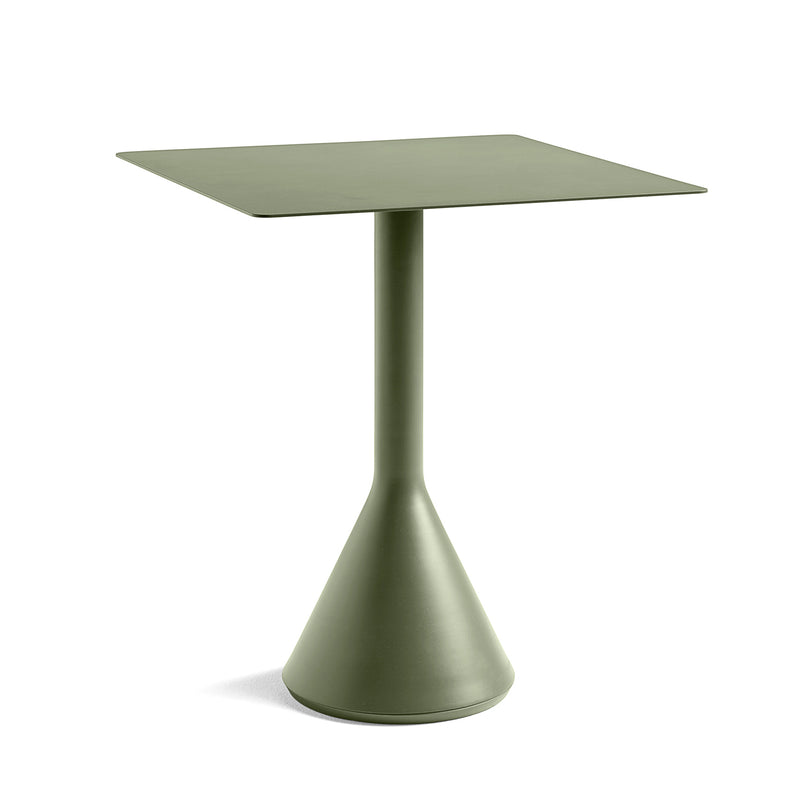 HAY - Palissade Cone Bistrotisch | 65 x 65 cm / olivgrün