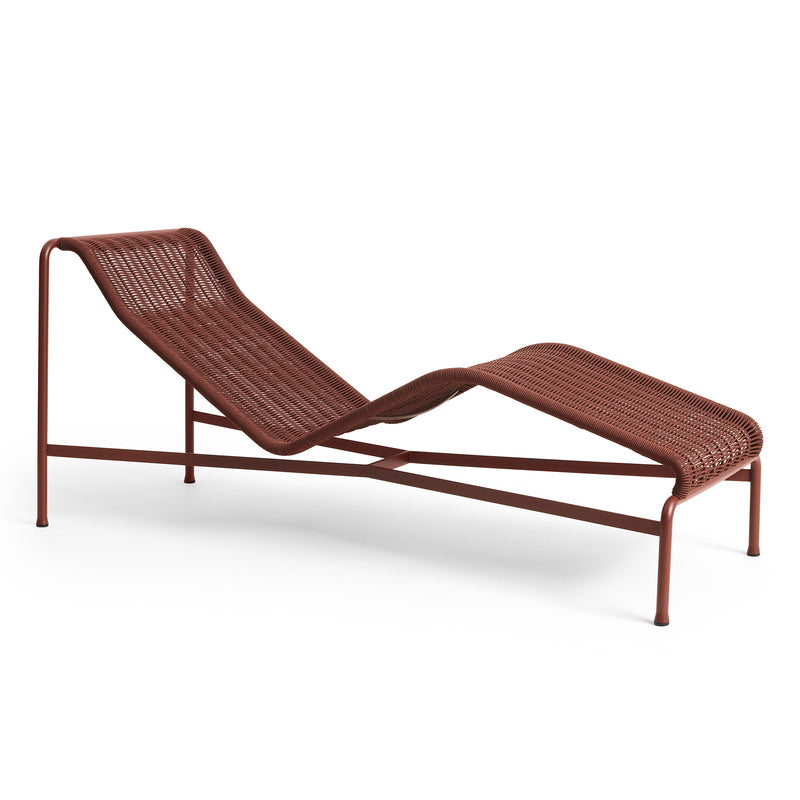 HAY - Palissade Cord Chaise Longue Liegestuhl | eisenrot
