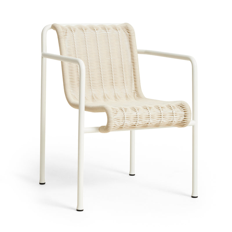 HAY - Palissade Cord Dining Armchair | cremeweiß