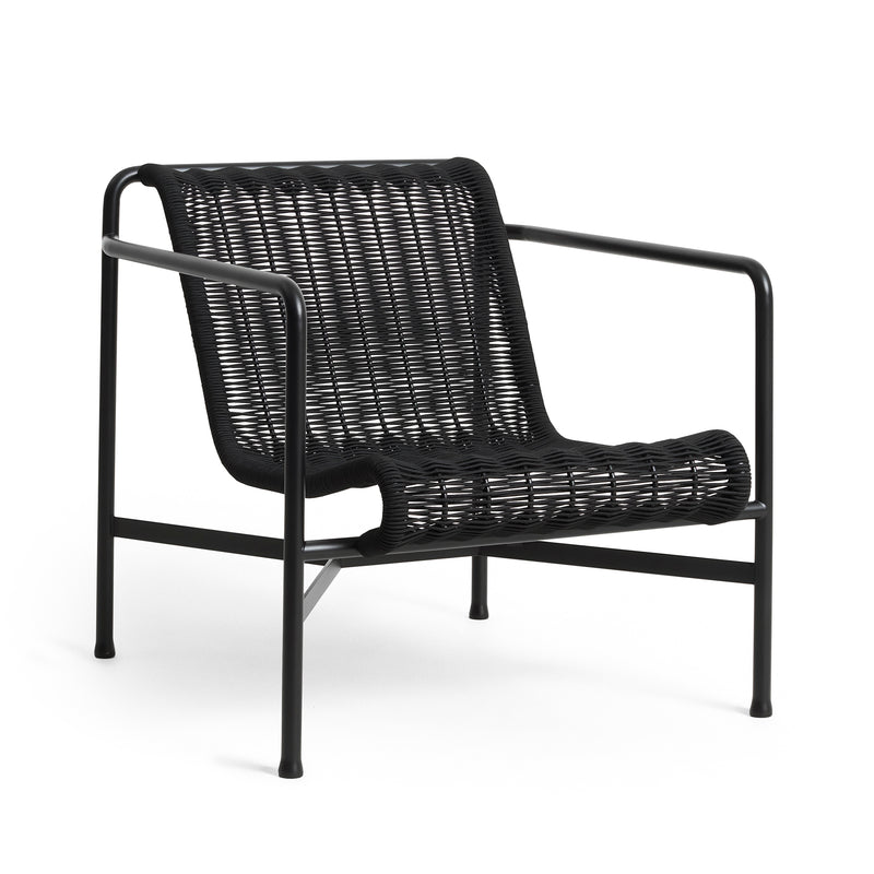 HAY - Palissade Cord Lounge Chair Low | anthrazit