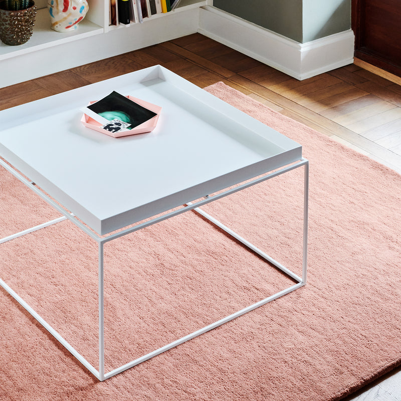 HAY - Tray Table | 60 x 39 x 60 cm / weiß, 60 x 39 x 60 cm / warmgrau