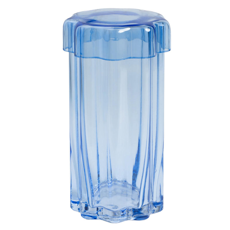 &klevering - Astral Vorratsglas mit Deckel | blau