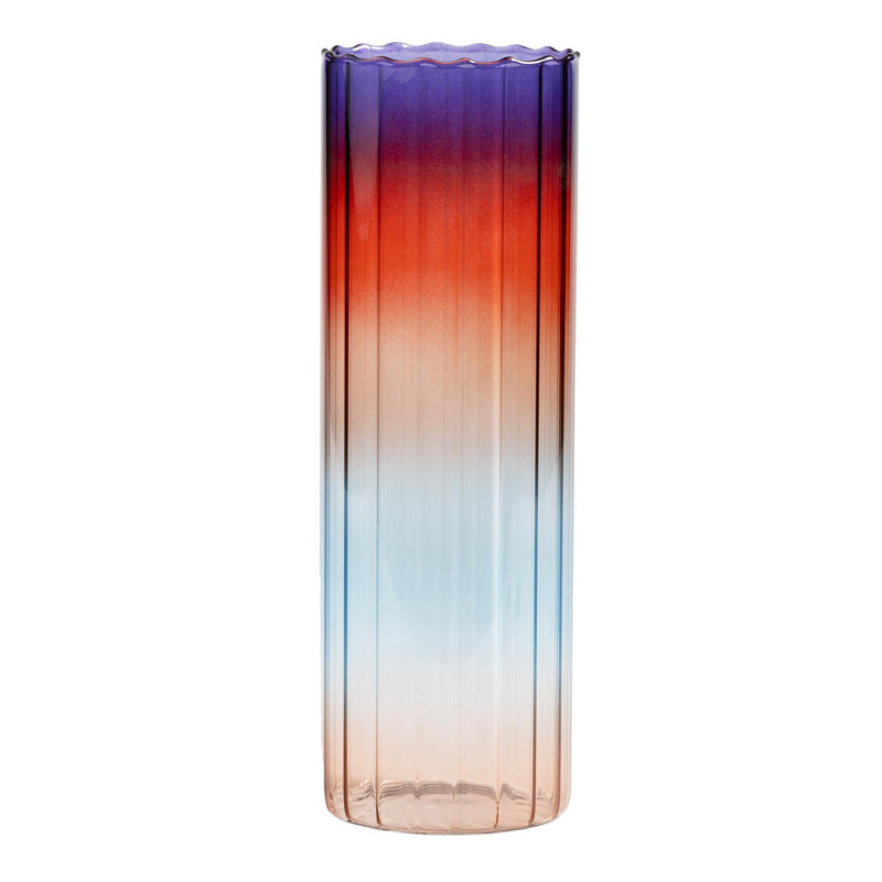 &klevering - Gradient Vase | 24 x Ø 8 cm / evening