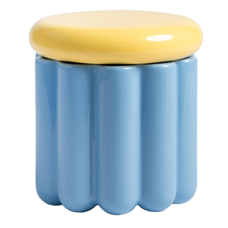 &klevering - Charlo Vorratsdose | blau/gelb