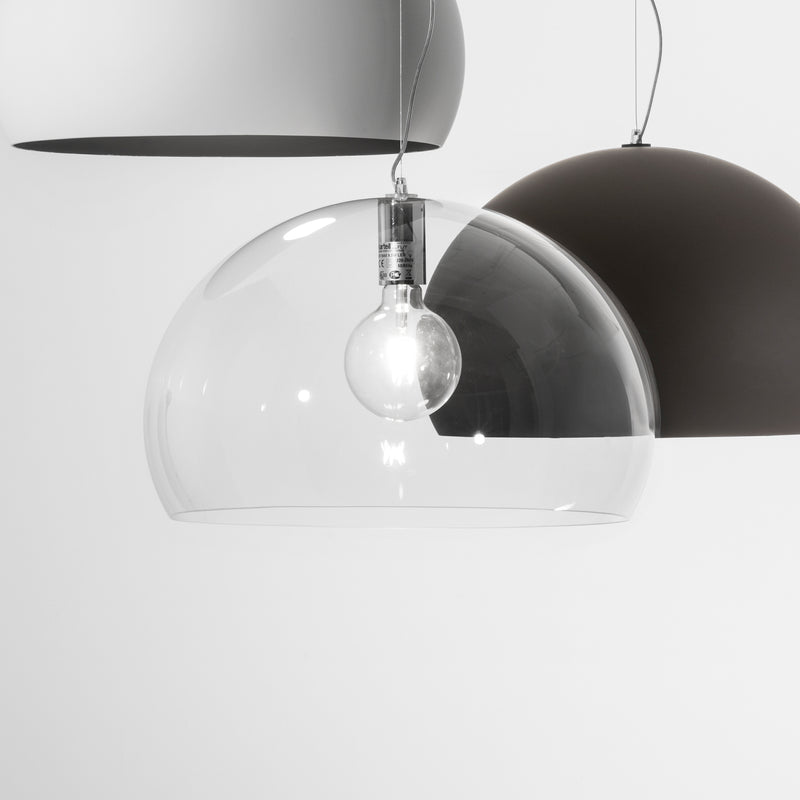 Kartell - FL/Y Pendelleuchte | crystal