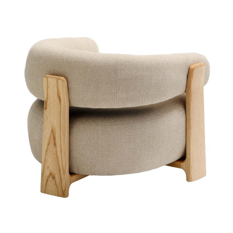 Kave Home - Granite Sessel | Beige / Esche natur