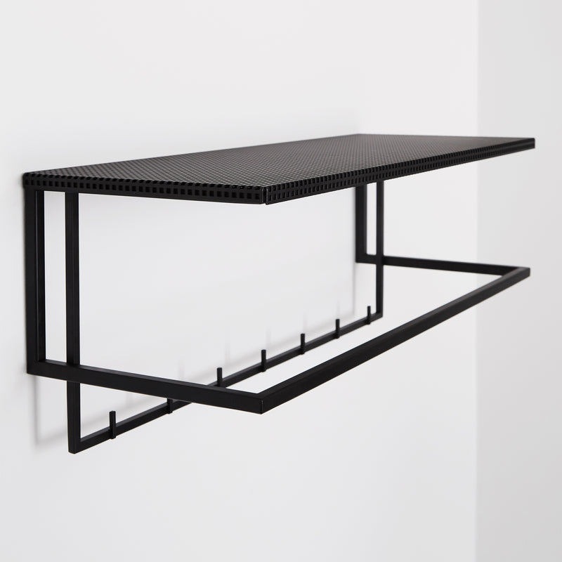 Kristina Dam Studio - Grid Wandgarderobe | schwarz