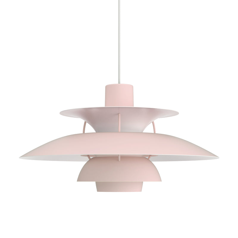Louis Poulsen - PH 5 Pendelleuchte | blass rosa