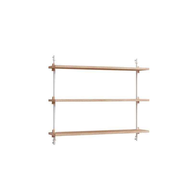 Moebe - Wall Shelving System | Eiche geölt / weiß