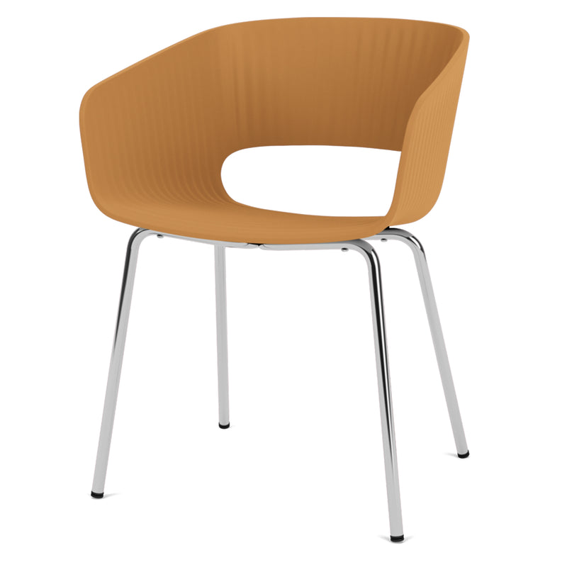 Montana - Marée 401 Dining Stuhl | chrome/amber