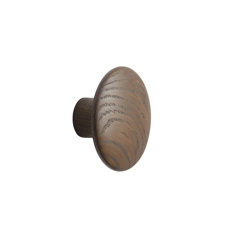 Muuto - Wandhaken "The Dots Wood" | S / dunkelbraun