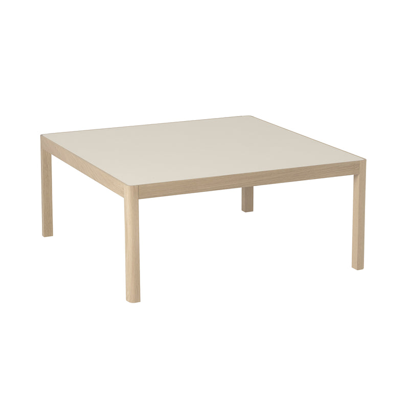 Muuto - Workshop Couchtisch | 86 x 86 cm / Linoleum grau