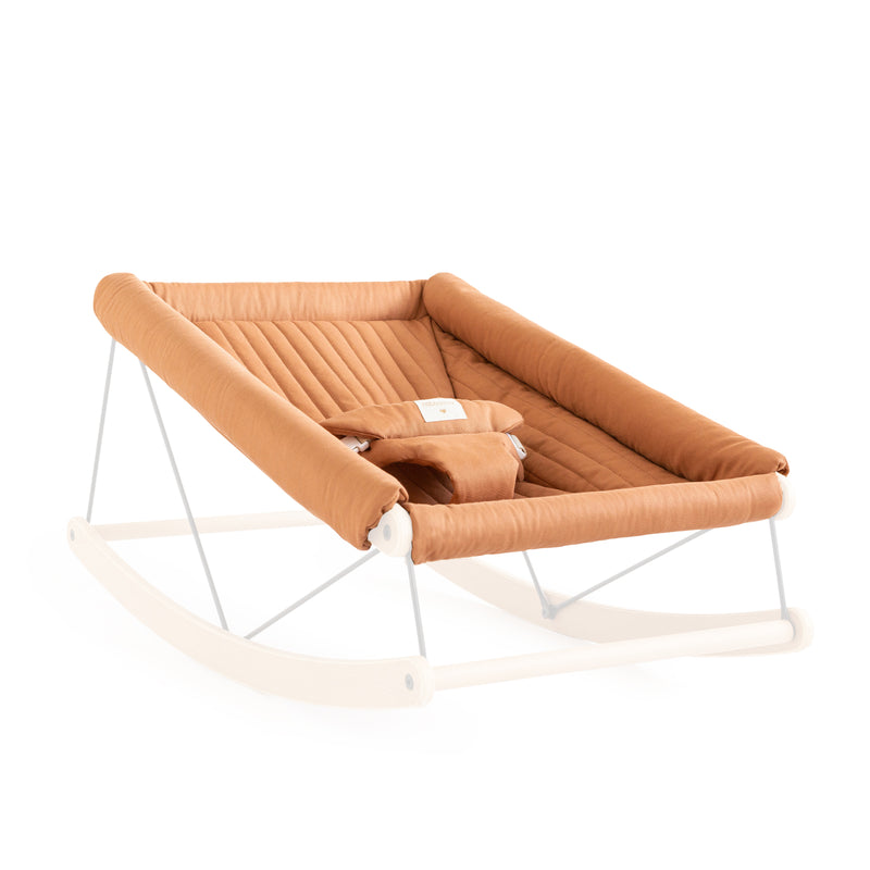 Nobodinoz - Growing Green Polster für Babywippe | sienna brown