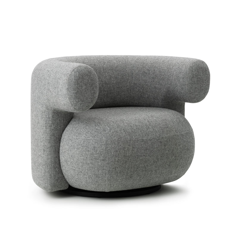 Normann Copenhagen - Burra Lounge Chair | Kvadrat Hallingdal grau (0100)