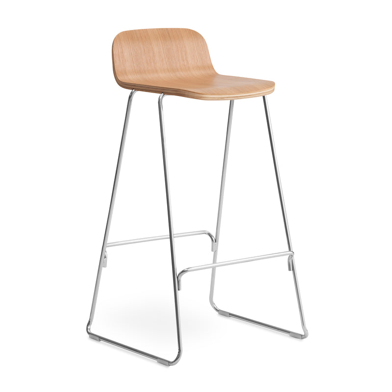 Normann Copenhagen - Just Barhocker mit Lehne |
