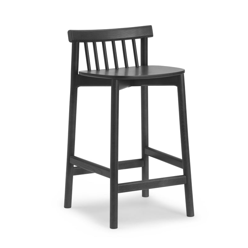Normann Copenhagen - Pind Barstuhl | H 65 cm / Esche schwarz gebeizt