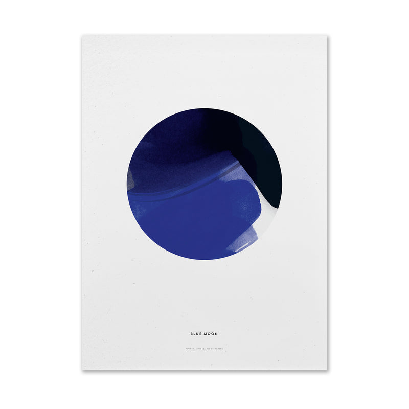 Paper Collective - Blue Moon Poster |