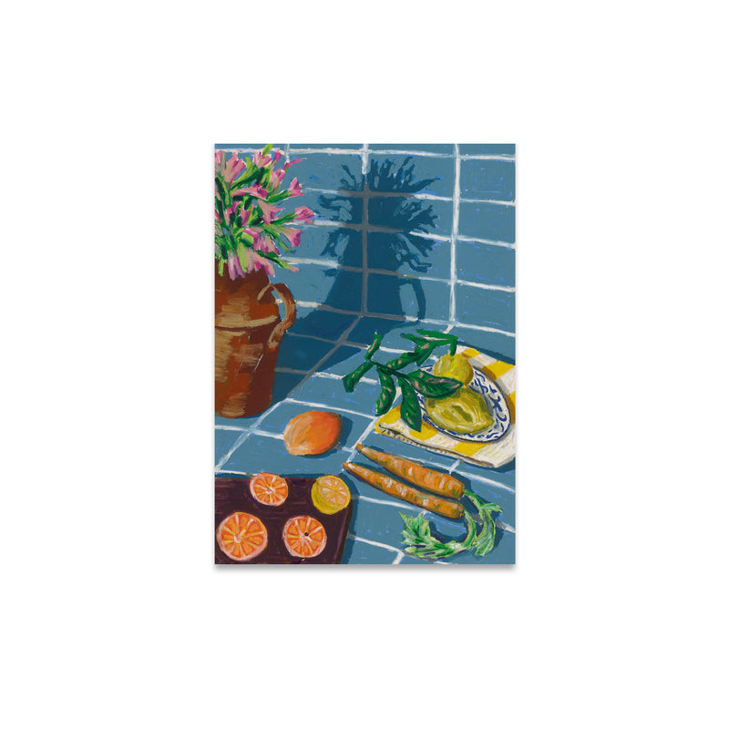 Paper Collective - Composition in Blue Poster |