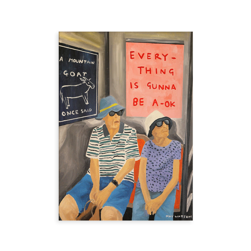 Paper Collective - Everything Is Gunna Be OK Poster | 50 x 70 cm