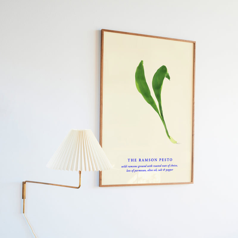 Paper Collective - The Ramson Pesto Poster | 70 x 100 cm