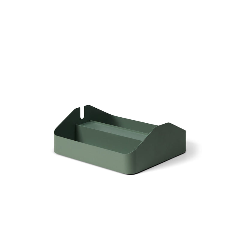 Pedestal - Power Tray | double / mossy green