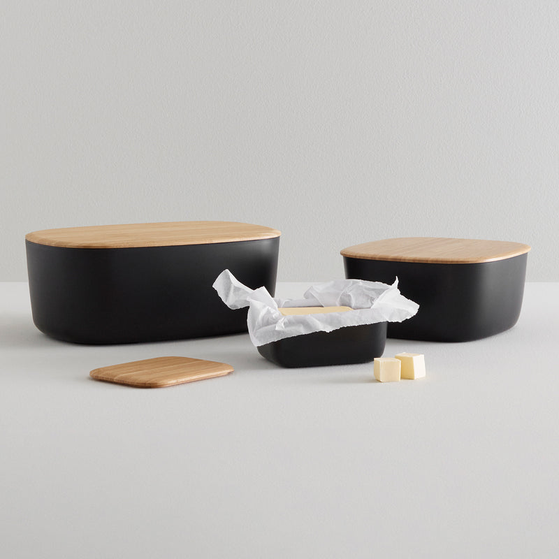 Rig-Tig by Stelton - Box-It Brotkasten | 23 x 23 x 11 cm / schwarz
