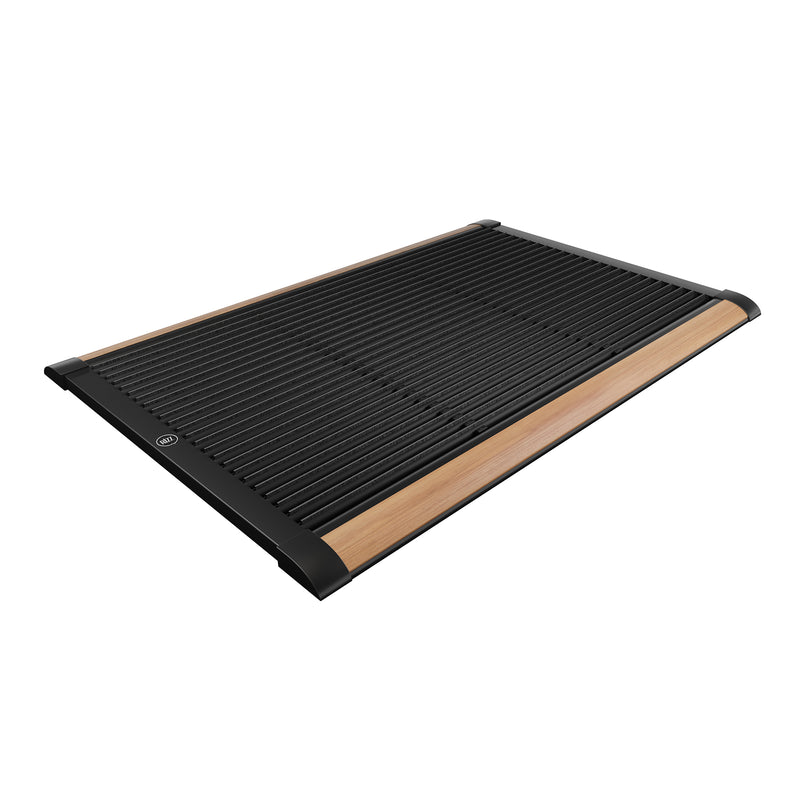 Rizz - Fußmatte Outdoor | 90 × 60 cm / schwarz/teak Limited Edition