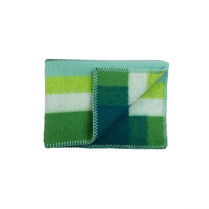 Røros Tweed - Mikkel Baby Wolldecke | grün