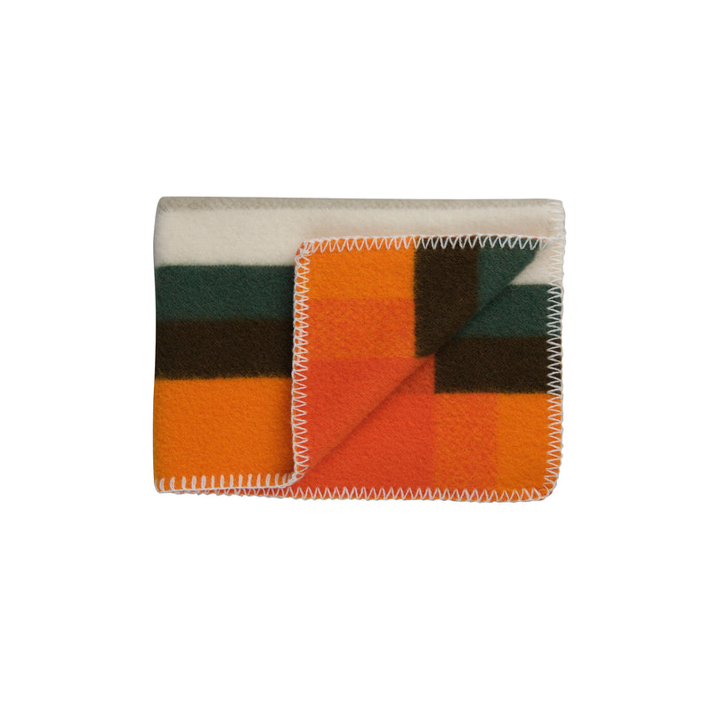 Røros Tweed - Mikkel Baby Wolldecke | orange