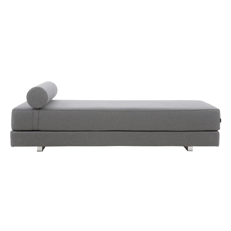 Softline - Lubi Schlafsofa | Vision hellgrau (445) / Kaltschaummatratze, Vision hellgrau (445) / Taschenfederkern