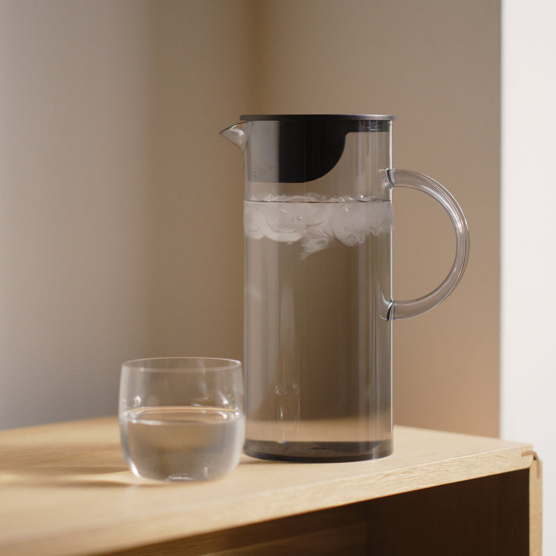 Stelton - EM77 Kanne mit Deckel | smoke