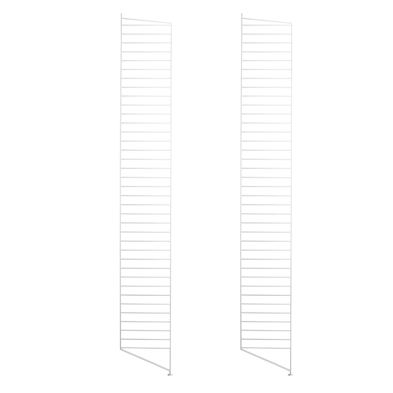 String - Bodenleiter | 2er Set / 204 x 30 cm / weiß