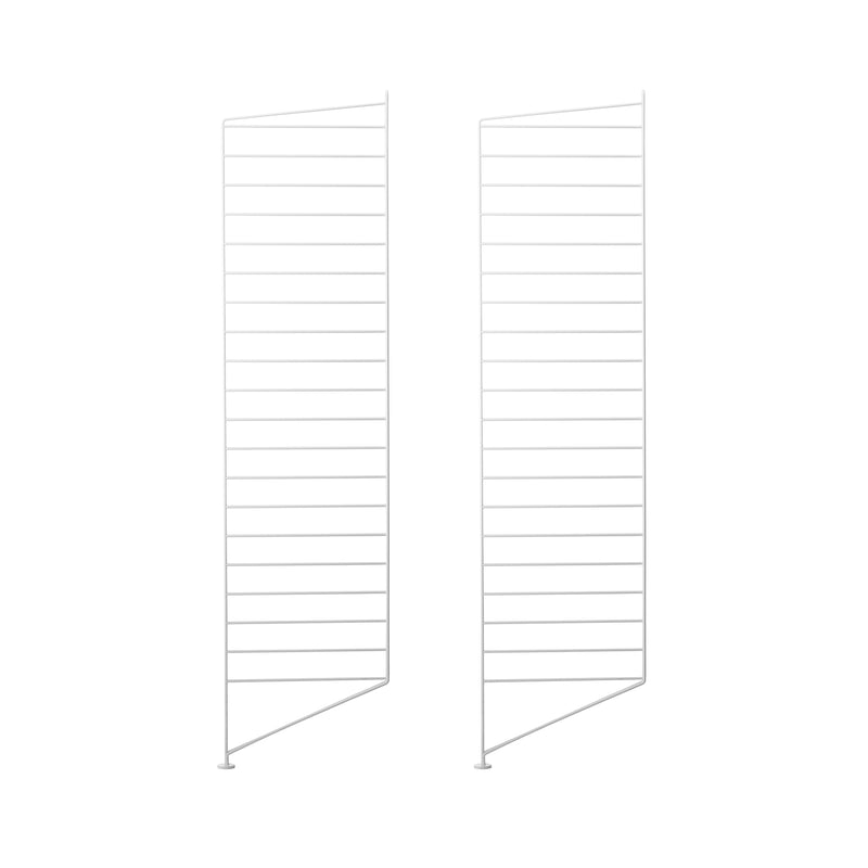 String - Bodenleiter | 6er Set / 119 x 30 cm / weiß