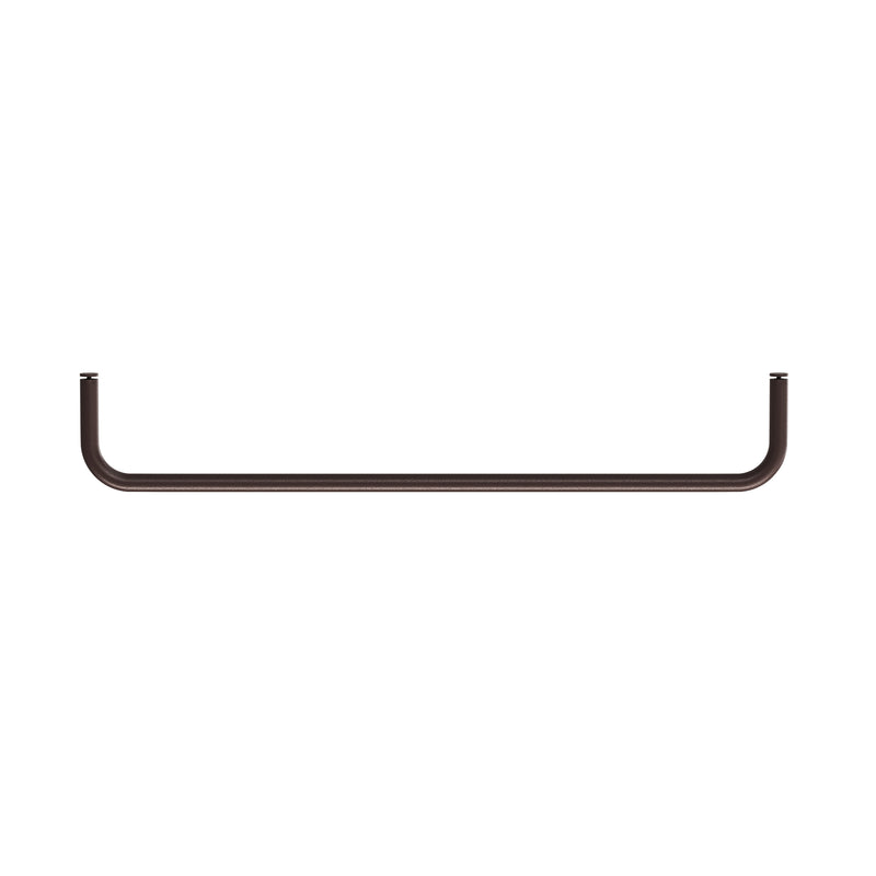 String - Stange für Metallboden | 58 cm / dunkelbraun