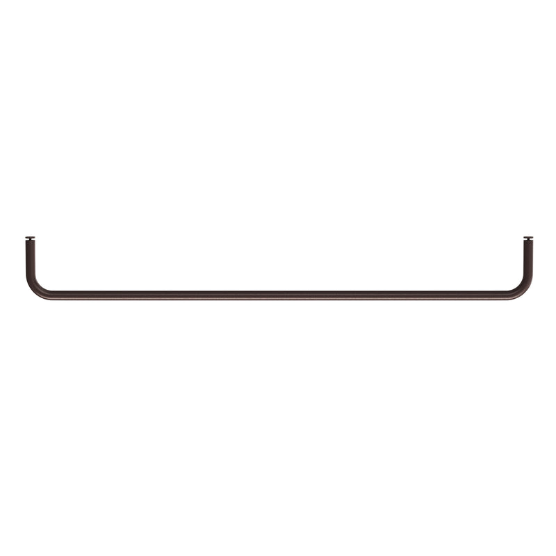 String - Stange für Metallboden | 78 cm / dunkelbraun