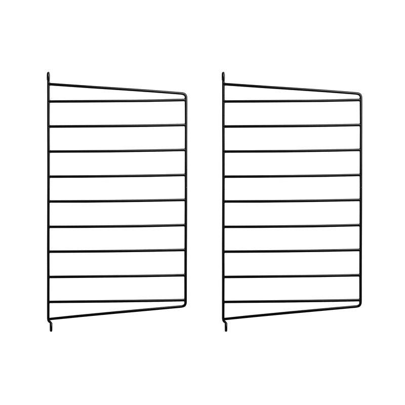 String - Wandleiter 30 cm | 2er-Set / 50 x 30 cm / schwarz