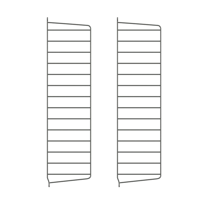 String - Wandleiter 20 cm | 2er-Set / 75 x 20 cm / dunkelgrau