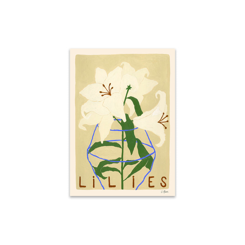 The Poster Club - Lilies von Carla Llanos | 30 x 40 cm