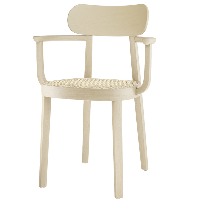 Thonet - 118 F Armlehnstuhl Rohrgeflecht | Buche natur